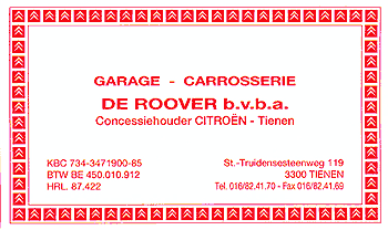 Garage-Carrosserie De Roover bvba