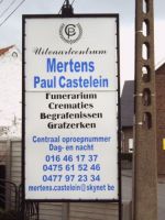 Begrafenissen Mertens-Paul Castelein Grafzerken