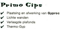 Primo Gips Valse wanden
