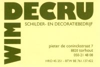 Schilder en Decoratiebedrijf Wim Decru