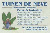 Tuinen De Neve Houtwerk