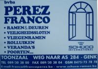 Perez Franco bvba