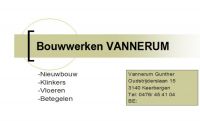 Bouwwerken Vannerum Bouwwerken