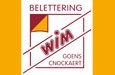 Belettering Wim Goens
