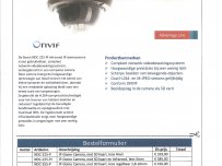 Infrarood IP-DOME camera 