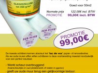 Voorjaarspromo VLIES + LIJM Voorjaarspromo VLIES + LIJM