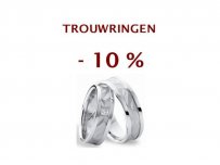 10% op Trouwringen 10% op Trouwringen