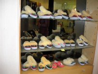 Pantoffels met schapenwol Pantoffels met schapenwol