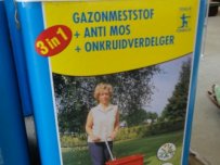 gazonmeststof + anti mos + ...