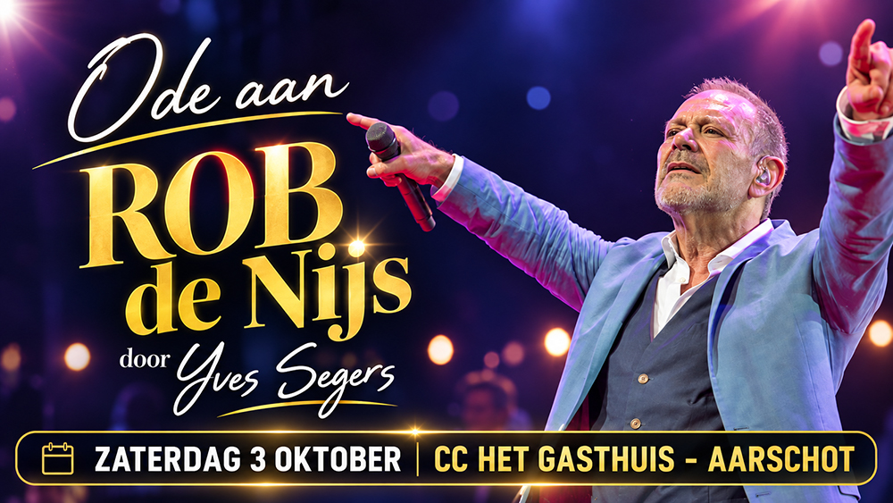 Ode aan Rob de Nijs door Yves Segers in CC Het Gasthuis