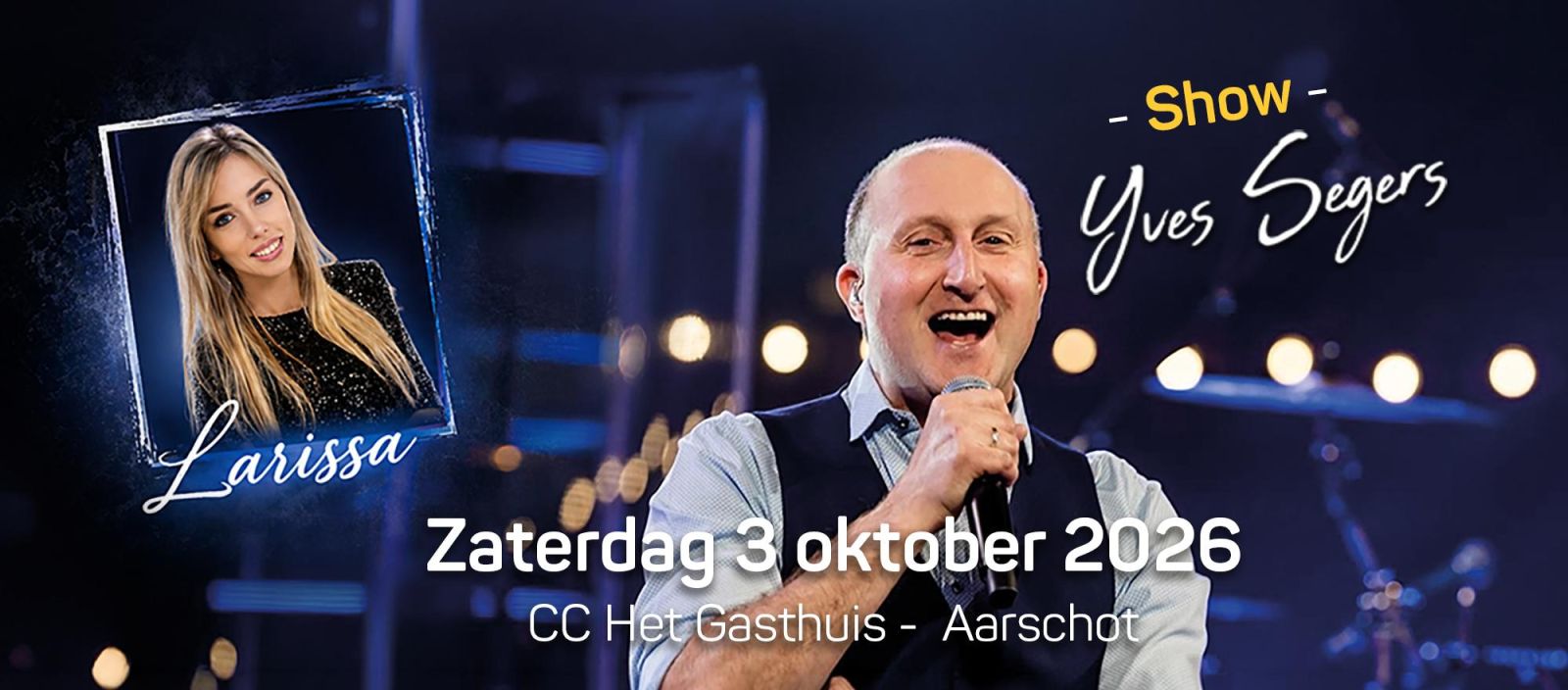 Yves Segers - Ode aan Rob de Nijs - Zaterdag 3 oktober 2026 - CC Het Gasthuis Aarschot