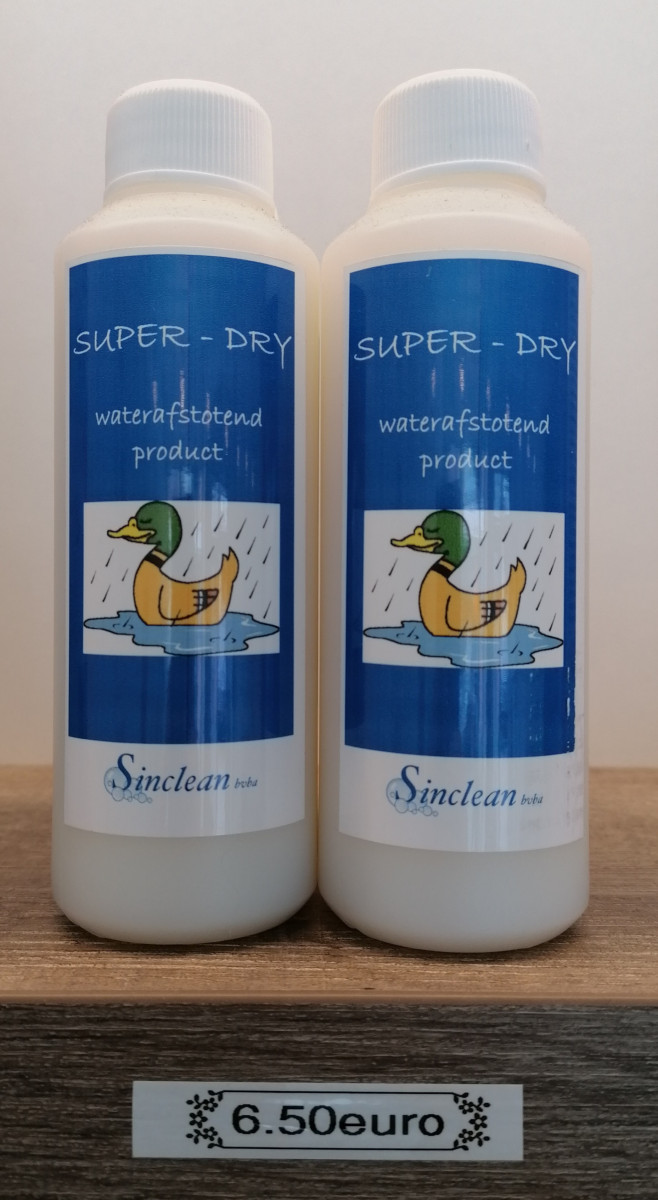 Super-Dry waterafstotend product