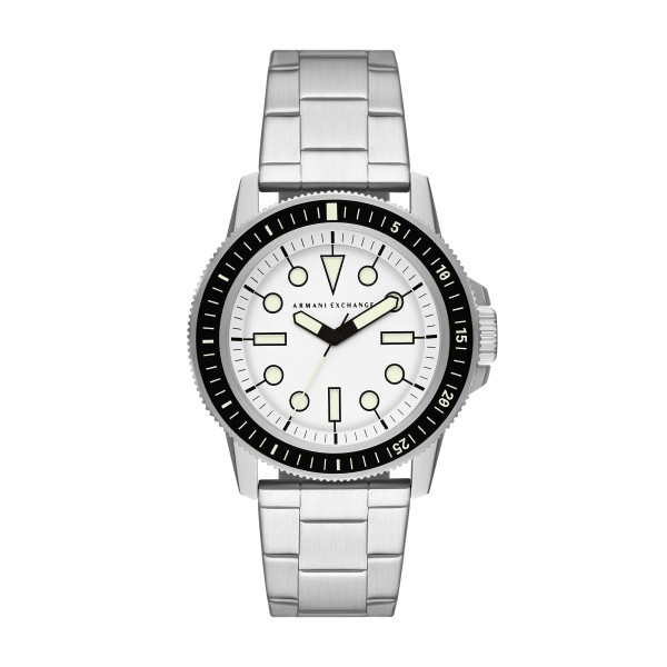 Armani  AX1853 staal white 44mm