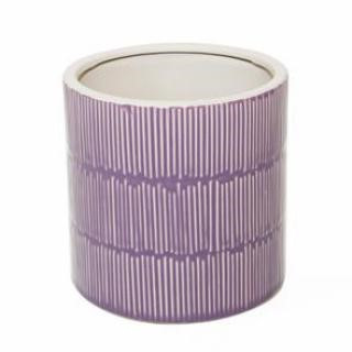 Pot round purple D15H16