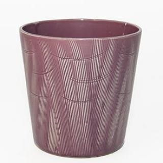 Round pot purple D18,5H19