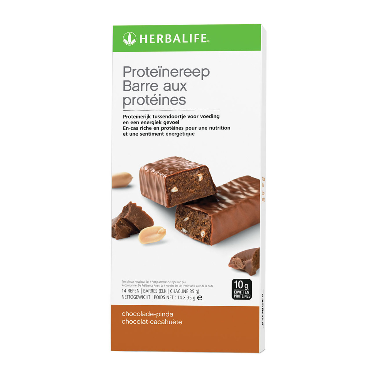 Proteïnerepen Chocolade/Pinda 14st