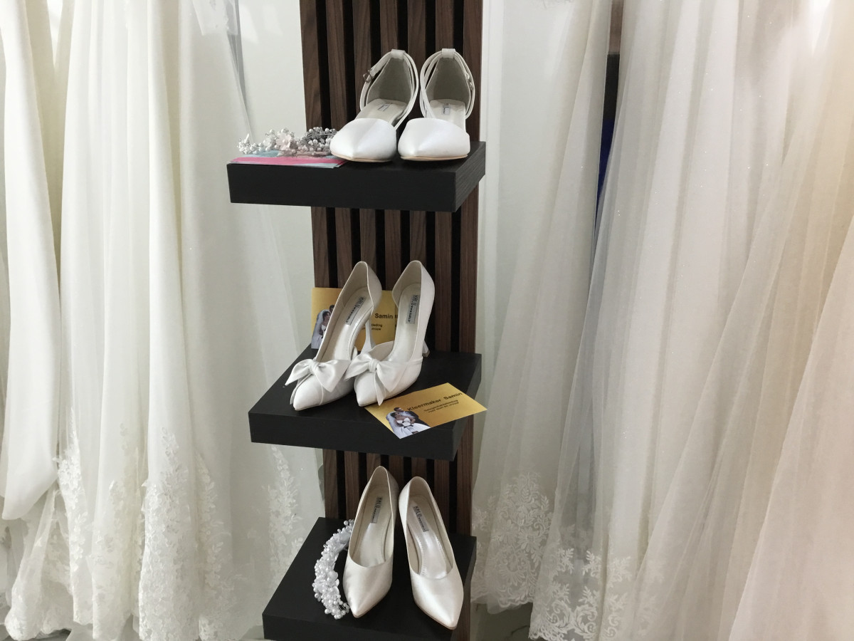 Schoenen voor de bruid