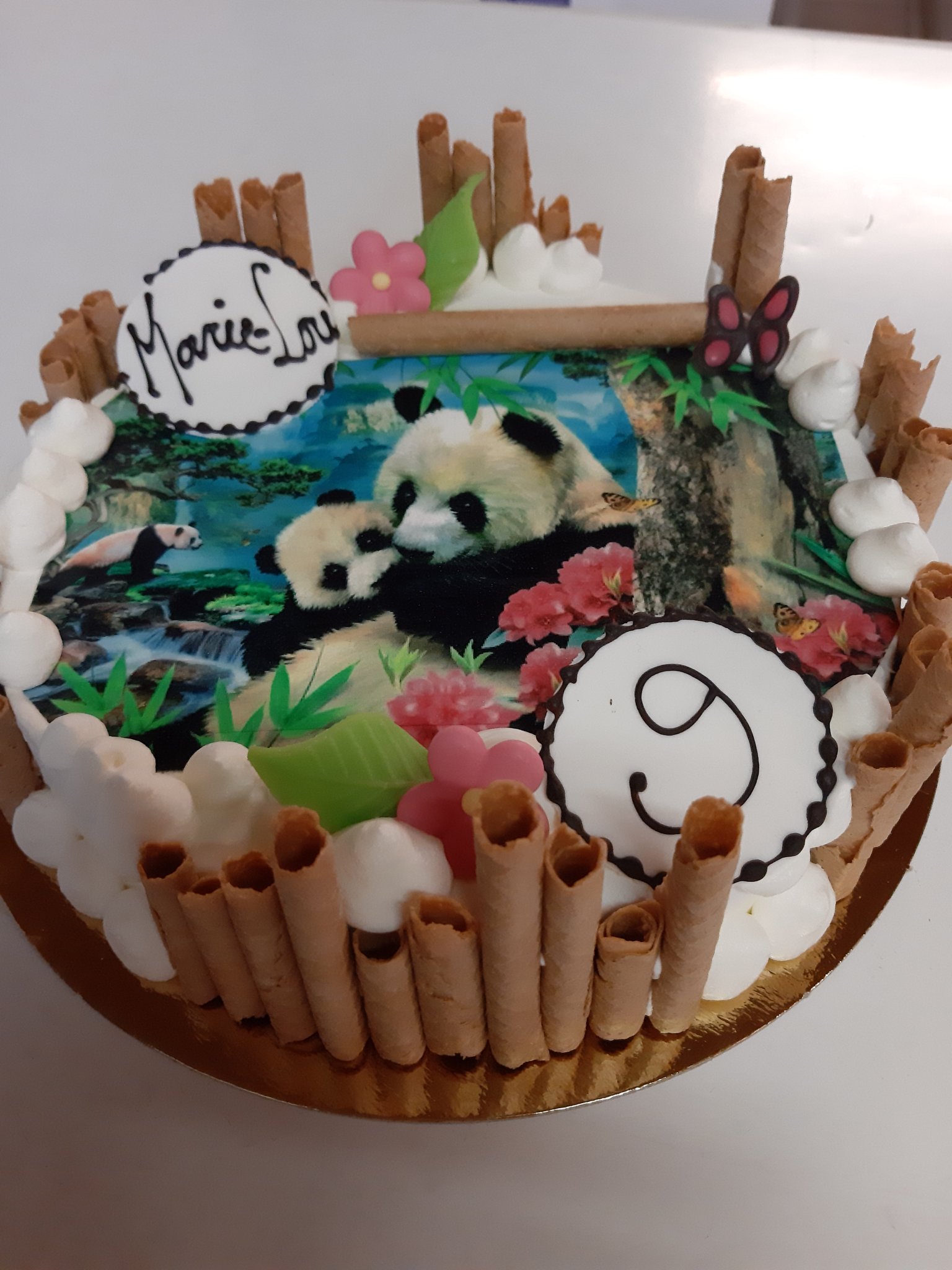 panda taart 10 personen